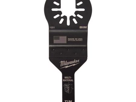 Milwaukee Universal Fit Open-Lok 3 8 in. W Bi-Metal Multi-Tool Oscillating Blade Multi-Material 1 pk Discount