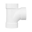 Charlotte Pipe Schedule 40 6 in. Hub X 6 in. D Hub PVC Sanitary Tee 1 pk Online Hot Sale