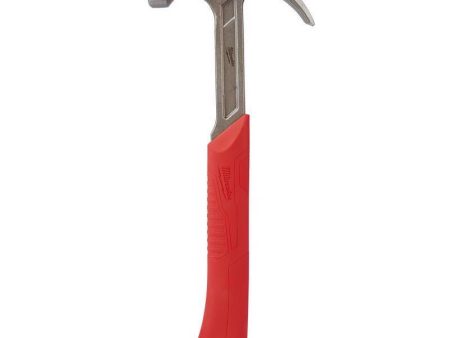 Milwaukee 20 oz Smooth Face Claw Hammer 14 in. Rubber Handle Sale