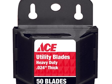 Ace Carbon Steel Heavy Duty Replacement Blade 50 pk Sale