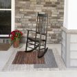 Jack Post Knollwood Black Wood Frame Rocking Chair Hot on Sale