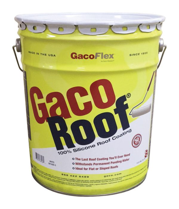 GacoFlex White Silicone Roof Coating 5 gal Discount