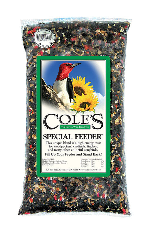 Cole s Special Feeder Assorted Species Black Oil Sunflower Wild Bird Food 5 lb Online Hot Sale