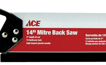 Ace 14 in. Mitre Back Saw 12 TPI 1 pc on Sale