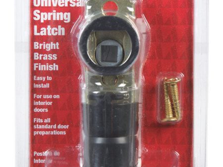 Ace Bright Brass Steel Spring Latch 1 pk Online now