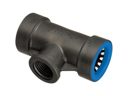 Orbit Blu-Lock 3 4 in. Push X 1 2 in. D FPT Tee Connector Online