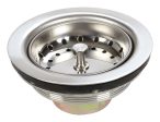 Ace 3-1 2 in. D Stainless Steel Basket Strainer Assembly Online now