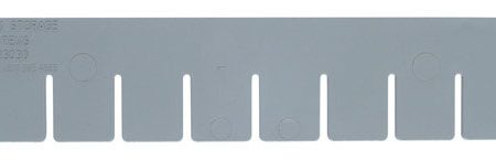 2.5 in. H X 20.63 in. W Gray Plastic Grid Dividers Supply