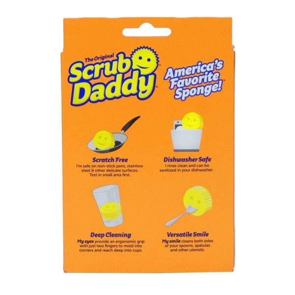 Scrub Daddy FlexTexture Heavy Duty Scrubber Sponge For All Purpose 6 in. L 1 pk Online Sale