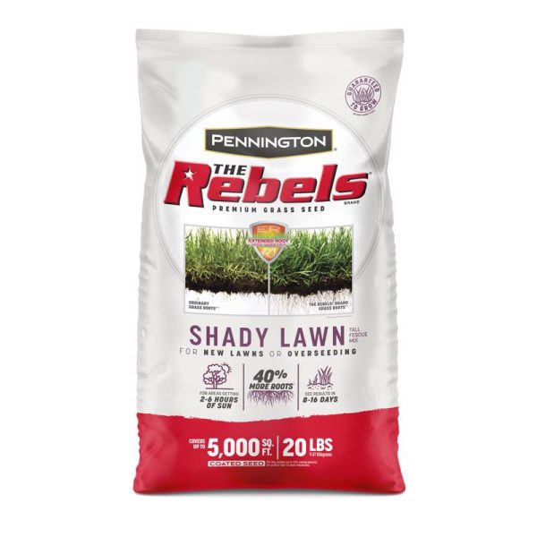 Pennington The Rebels Tall Fescue Grass Partial Shade Sun Grass Seed 20 lb on Sale