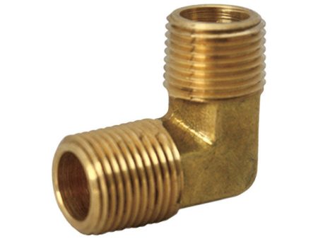 JMF Company 1 4 in. MPT X 1 4 in. D MPT Brass 90 Degree Elbow For Discount