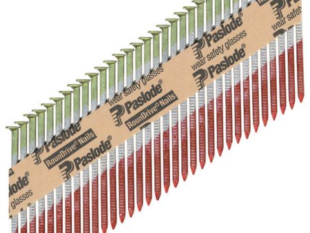 Paslode RounDrive 3 in. L Angled Strip Hot-Dip Galvanized Framing Nails 30 deg 2000 pk on Sale