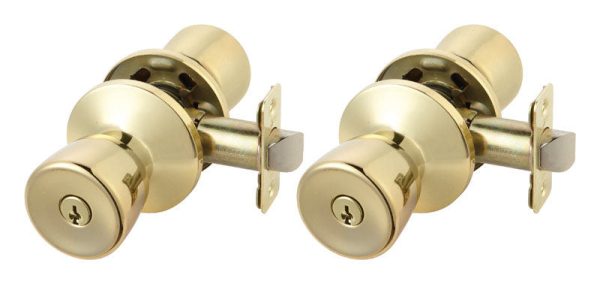 Ace Tulip Polished Brass Entry Door Kit 1-3 4 in. For Sale