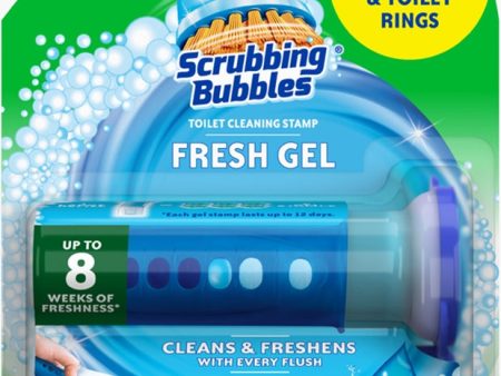 Scrubbing Bubbles Rainshower Scent Continuous Toilet Cleaning System 1.34 oz Gel Supply