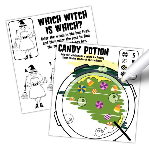 Bendon Halloween Witch Magic Ink Pictures For Cheap