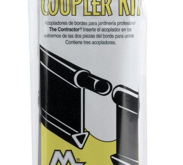 Master Mark Master Gardener 3 in. L X 8 in. H Plastic Black Edging Coupler Kit Online Hot Sale