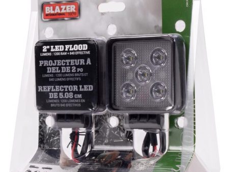 Blazer Clear Square Utility LED Work Light Discount