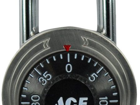 Ace 1-7 8 in. H X 1-7 8 in. W X 3 4 in. L Stainless Steel Combination Dial Padlock Online Hot Sale