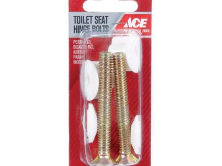 Ace Toilet Seat Hinge Bolts Plated Brass For Universal Discount