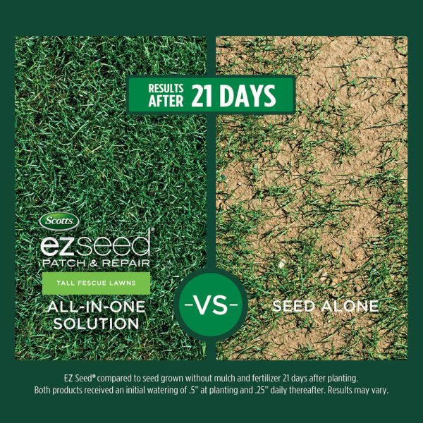 Scotts EZ Seed Tall Fescue Grass Sun or Shade Seed Fertilizer Mulch Repair Kit 3.75 lb on Sale