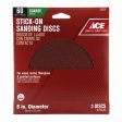 Ace 6 in. Aluminum Oxide Adhesive Sanding Disc 60 Grit Coarse 3 pk Online Sale