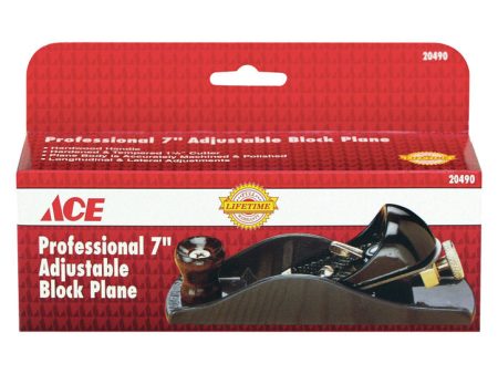 Ace 7 in. L X 1.6 in. W Block Plane Cast Iron Black Online Hot Sale