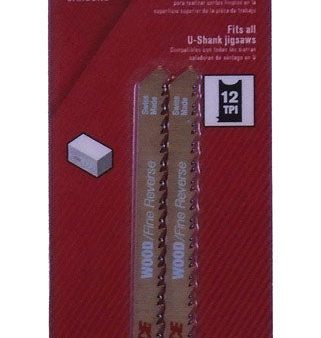 Ace 3-1 8 in. Carbon Steel Universal Jig Saw Blade 12 TPI 2 pk on Sale