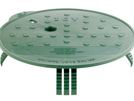 Groundtopper 10 3 4 in. W X 2 3 8 in. H Round Valve Box Lid Green Fashion