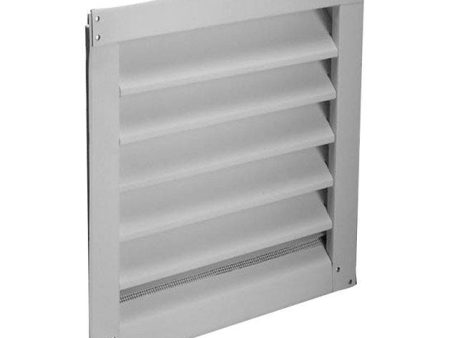 Air Vent 14 in. W X 24 in. L White Aluminum Wall Louver Online now