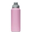 ORCA 34 oz Dusty Rose Gray BPA Free Hydration Bottle W Smart Lid Supply