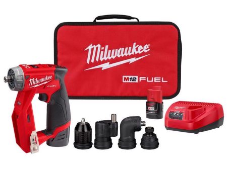 Milwaukee M12 FUEL 3 8 in. Brushless Cordless 4-in-1 Installation Driver Kit (Battery & Charger) Online Sale