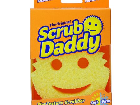 Scrub Daddy FlexTexture Heavy Duty Scrubber Sponge For All Purpose 6 in. L 1 pk Online Sale