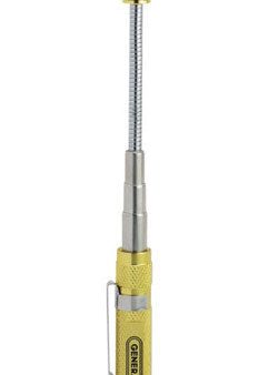 General 14 in. L X 0 in. W Yellow Magnetic Pick-Up Tool 3 lb. pull For Discount