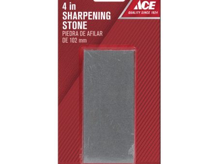 Ace 4 in. L Aluminum Oxide Sharpening Stone 60 80 Grit 1 pc Online