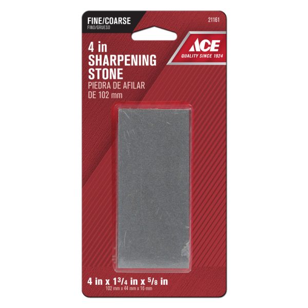 Ace 4 in. L Aluminum Oxide Sharpening Stone 60 80 Grit 1 pc Online