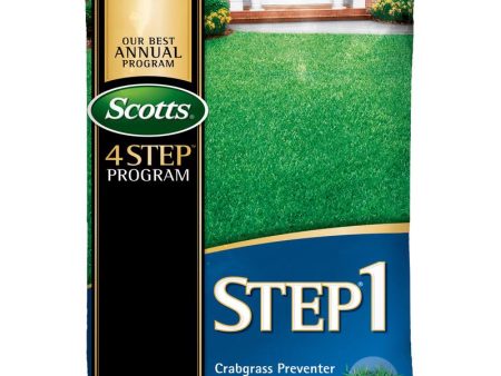 Scotts Step 1 Crabgrass Preventer Annual Program Lawn Fertilizer For Multiple Grass Types 5000 sq ft on Sale