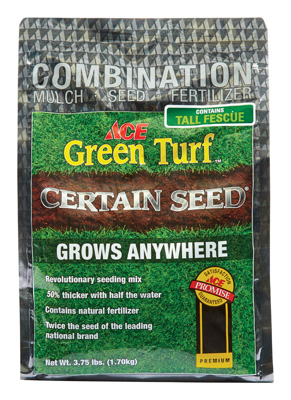 Ace Tall Fescue Grass Sun or Shade Fertilizer Mulch Seed 3.75 lb For Sale