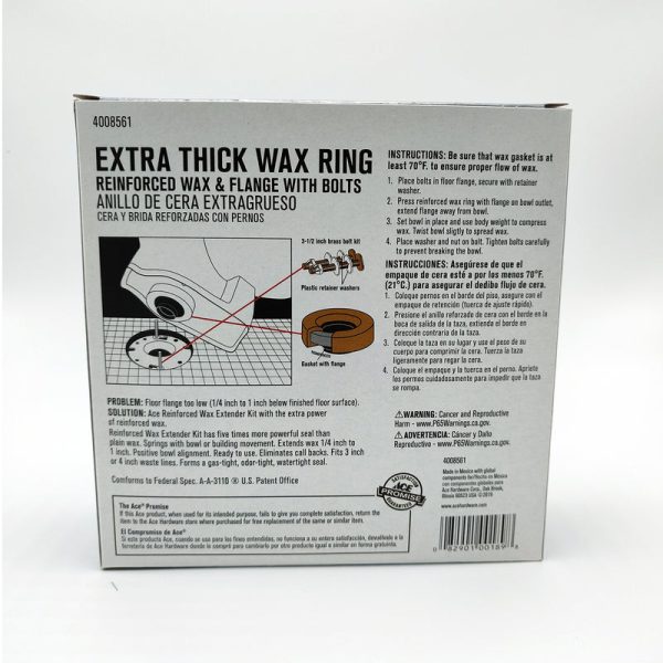 Ace Toilet Bowl Gasket With Flange Hot on Sale