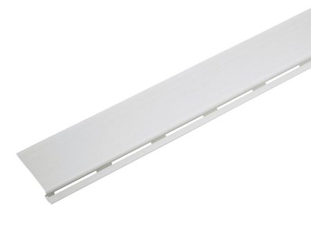 Amerimax 7 in. W X 48 in. L White Plastic Gutter Cover Supply