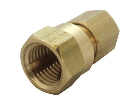 Ace 1 2 in. Compression X 3 8 in. D Brass Connector For Cheap