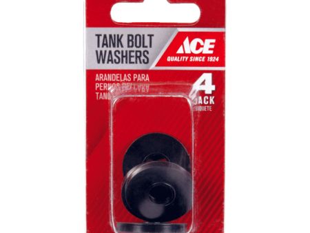 Ace 1 8 in. D Rubber Tank Bolt Washer 4 pk For Discount