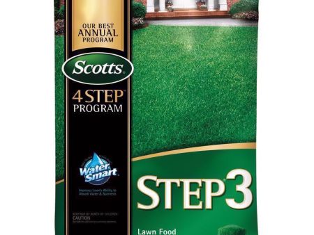 Scotts Step 3 Annual Program Lawn Fertilizer For All Grasses 15000 sq ft For Sale