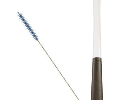 OXO Good Grips Medium Bristle 14 in. Plastic Rubber Handle Bottle and Straw Brush Set For Cheap