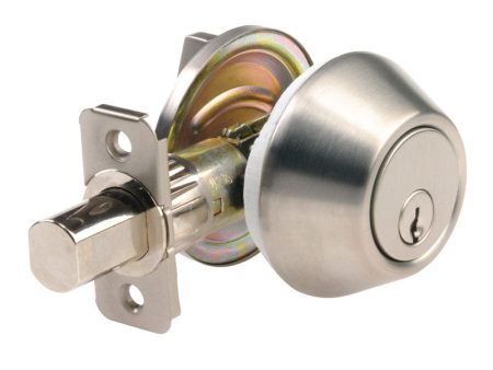 Ace Mobile Home Brushed Chrome Stainless Steel Single Cylinder Deadbolt Online Hot Sale