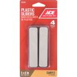 Ace Brown 4 in. Adhesive Plastic Sliders 4 pk Online Sale