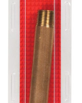 Ace 3 8 in. Male Male Brass Nipple 5 in. L on Sale