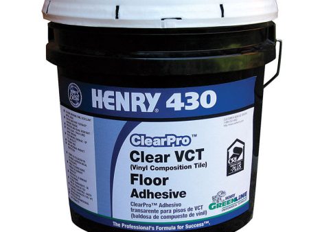 Henry 430 Vinyl Flooring Adhesive Floor Tile Adhesive 4 gal Hot on Sale