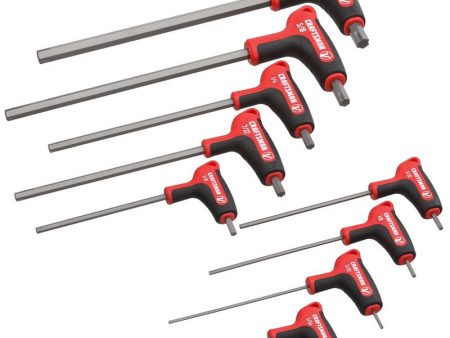 Craftsman V-Series X-Tract Technology SAE T-Handle Hex Key Set 9 pc Sale