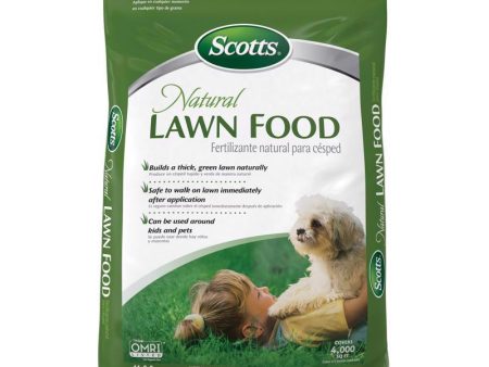 Scotts Natural All-Purpose Lawn Fertilizer For All Grasses 4000 sq ft For Sale