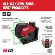 Milwaukee M12 2 beam Self Leveling Cross-Line Laser Kit 165 ft. 1 pc Online now